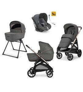 KOČÁREK INGLESINA APTICA DARWIN RECLINE 4V1 2025 VELVET GREY - TROJKOMBINACE - KOČÁRKY A PŘÍSLUŠENSTVÍ