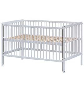 SCARLETT DĚTSKÁ POSTÝLKA SCARLETT DOMINIK - BÍLÁ (BOROVICE) - STAHOVACÍ BOČNICE - 140 X 70 CM - DŘEVĚNÉ POSTÝLKY - SPINKÁNÍ