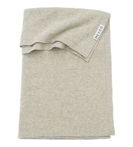 MEYCO DEKA KNIT BASIC - SAND MELANGE - DĚTSKÉ DEKY PRO MIMINKA - SPINKÁNÍ