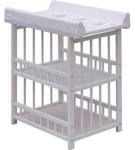 SCARLETT PŘEBALOVACÍ PULT JÁŠ BÍLÝ OSLÍK BÍLÝ - PŘEBALOVACÍ PULTY - PŘEBALOVÁNÍ