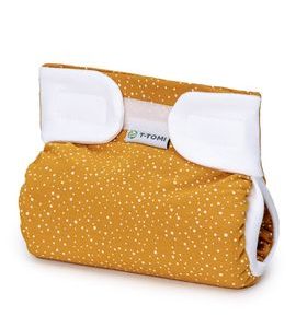 T-TOMI ORTOPEDICKÉ ABDUKČNÍ KALHOTKY - SUCHÝ ZIP MUSTARD (3-6KG) - PLENKOVÉ KALHOTKY - PŘEBALOVÁNÍ