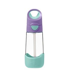 B.BOX LÁHEV NA PITÍ S BRČKEM 450 ML - LILAC POP - SPORTOVNÍ LAHVE - KRMENÍ