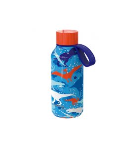 QUOKKA NEREZOVÁ TERMOLÁHEV SOLID KIDS S POUTKEM DINOSAUR 330 ML - TERMOOBALY A TERMOSKY - KRMENÍ