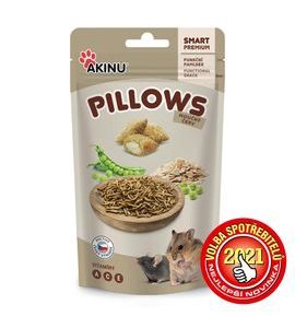 Akinu Pillows polštářky s moučným červem pro hlodavce 40g