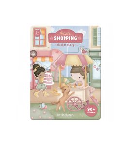 LITTLE DUTCH KNÍŽKA SE SAMOLEPKAMI NAKUPOVÁNÍ ROSA - LITTLE DUTCH - PRO DĚTI
