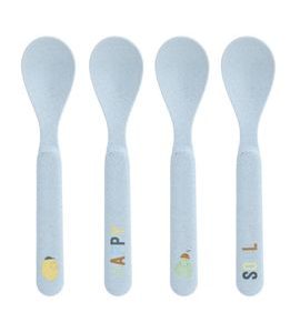LÄSSIG BABIES SPOON SET PP/CELLULOSE HAPPY FRUITS LEMON - LŽIČKY A PŘÍBORY - KRMENÍ