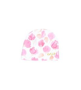 ENIE BABY DĚTSKÁ ČEPICE 12-16M PINK FLOWERS - ČEPIČKY A KLOBOUČKY - PRO DĚTI