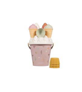 LITTLE DUTCH SADA NA PÍSEK KYBLÍK SE ZMRZLINOU OCEAN DREAMS PINK - HRAČKY NA PÍSEK - PRO DĚTI