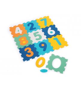 LUDI PUZZLE PĚNOVÉ 90X90CM ČÍSLA - PUZZLE - PRO DĚTI