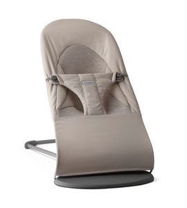 BABYBJORN BABYBJÖRN LEHÁTKO BALANCE SOFT TRI-FABRIC WOVEN/JERSEY SAND GREY - LEHÁTKA A HOUPADLA - SPINKÁNÍ
