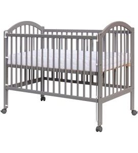 SCARLETT DĚTSKÁ POSTÝLKA SCARLETT ALENKA - ŠEDÁ (BOROVICE) - STAHOVACÍ BOČNICE - 120 X 60 CM - DŘEVĚNÉ POSTÝLKY - SPINKÁNÍ