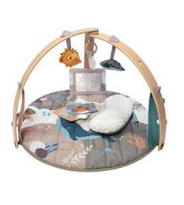 BO JUNGLE HRACÍ DEKA S DŘEVĚNOU HRAZDIČKOU OCEAN BLISS - HRACÍ PODLOŽKY NA ZEM - SPINKÁNÍ