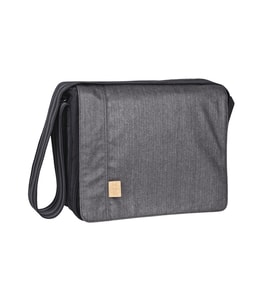 LÄSSIG CASUAL MESSENGER BAG TWILL BLACK - PŘEBALOVACÍ TAŠKY - KOČÁRKY A PŘÍSLUŠENSTVÍ