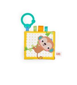 BRIGHT STARTS KNÍŽKA SENZORICKÁ NA C KROUŽKU SAFARI BUDDIES™ 0M+ - SENZORICKÉ HRAČKY - PRO DĚTI