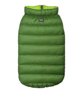 RED DINGO PUFFER JACKET – ZELENÁ / LIMETKOVÁ VELIKOST BUNDY 55 CM - KOMBINÉZY A BUNDY PRO PSY - CHOVATELSKÉ POTŘEBY MALVÍKZOO