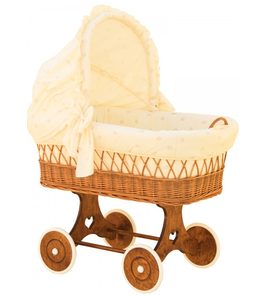 SCARLETT BOUDIČKA K PROUTĚNÉMU KOŠI MÉĎA- BÉŽOVÁ - KOŠÍKY A KOLÉBKY - SPINKÁNÍ