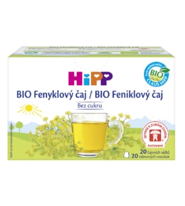 HIPP BIO FENYKLOVÝ ČAJ - NÁPOJE - KRMENÍ