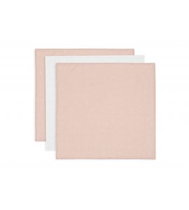 JOLLEIN PLENY 3 KS 70X70 CM TWINKLING WILD ROSE - ZAVINOVACÍ PLENY / OSUŠKY VELKÉ - PŘEBALOVÁNÍ