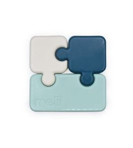 MELII SVAČINOVÝ BOX PUZZLE 850 ML - LUXE MÁTOVÝ/MODRÝ - KRABIČKY NA SVAČINU - KRMENÍ