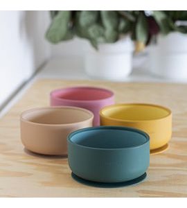 PETITE&MARS MISKA DVOUBAREVNÁ SILIKONOVÁ TAKE&MATCH 6M+ - MISKY, TALÍŘKY A PODLOŽKY - KRMENÍ