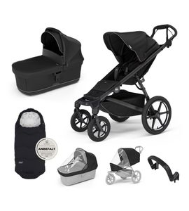 THULE DVOJKOMBINACE 6V1 URBAN GLIDE 4-WHEEL + BASSINET + PŘÍSLUŠENSTVÍ 2024 + VOKSI® EXPLORER - KOMBINACE S PŘÍSLUŠENSTVÍM - KOČÁRKY A PŘÍSLUŠENSTVÍ