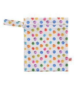 KIKKO NEPROMOKAVÝ PYTLÍK (VEL.S) WATERCOLOUR POLKA DOTS - SÁČKY NA POUŽITÉ PLENKY - PŘEBALOVÁNÍ