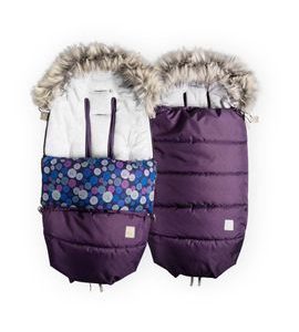 BEZTROSKA FUSAK S KOŽEŠINOU 100 CM PLUM - FUSAKY DO KOČÁRKU - KOČÁRKY A PŘÍSLUŠENSTVÍ