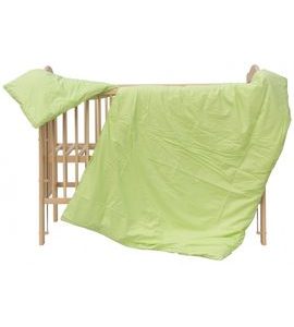 SCARLETT DĚTSKÉ POVLEČENÍ 2-DÍLNÉ BLANKA ZELENÉ 100X135CM - POVLEČENÍ DO POSTÝLKY - SPINKÁNÍ