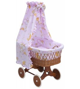 SCARLETT NEBESA DO KOŠE A KOLÉBKY MRÁČEK- RŮŽOVÁ - KOŠÍKY A KOLÉBKY - SPINKÁNÍ