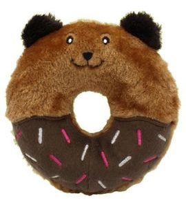 ZIPPYPAWS ZIPPYPAWS DONUTZ BUDDIES BEAR - PÍSKACÍ HRAČKY PRO PSY - CHOVATELSKÉ POTŘEBY MALVÍKZOO