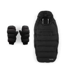 NUNA WINTER STROLLER SET FOOTMUFF & GLOVES W/BAG - ZIMNÍ SADY - KOČÁRKY A PŘÍSLUŠENSTVÍ