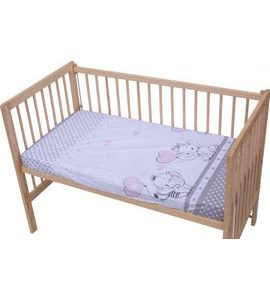 SCARLETT PROSTĚRADLO DO POSTÝLKY SCARLETT GUSTO 120X60CM RŮŽOVÁ - PROSTĚRADLA - SPINKÁNÍ