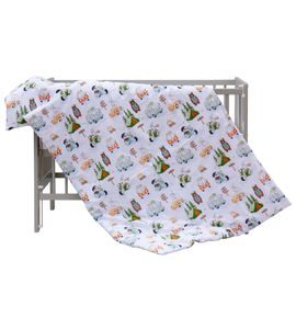 SCARLETT SOUPRAVA DO POSTÝLKY 2-DÍLNÁ FANY TYRKYSOVÁ 90X120CM - POVLEČENÍ DO POSTÝLKY - SPINKÁNÍ