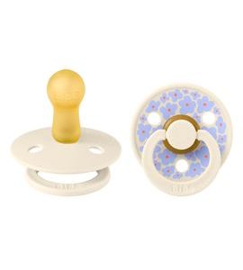 BIBS STUDIO COLOUR JASMINE DUDLÍKY Z PŘÍRODNÍHO KAUČUKU 2KS VEL. 2 - ŠIDÍTKA A DOPLŇKY - KRMENÍ