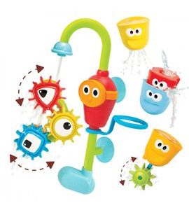 YOOKIDOO KOUZELNÝ KOHOUTEK S OZUBENÝMI TVARY - HRAČKY DO VANY - PRO DĚTI