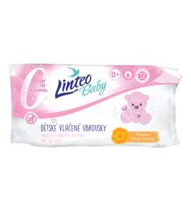 LINTEO BABY VLHČENÉ UBROUSKY S MĚSÍČKEM LÉKAŘSKÝM 72 KS - VLHČENÉ UBROUSKY - PŘEBALOVÁNÍ