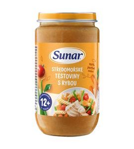 SUNAR PŘÍKRM STŘEDOMOŘSKÉ TĚSTOVINY S RYBOU 12M+ 235G - MASO/ZELENINA - KRMENÍ