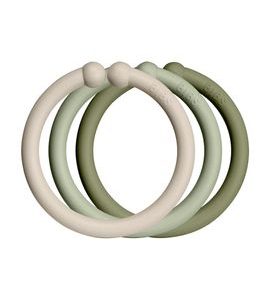 BIBS LOOPS KROUŽKY 12KS - HÁČKY, POPRUHY A KOLÍČKY - KOČÁRKY A PŘÍSLUŠENSTVÍ