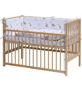 SCARLETT DĚTSKÁ POSTÝLKA S KOMPLETNÍ VÝBAVOU SCARLETT 120 X 60 CM - GONA - DŘEVĚNÉ POSTÝLKY - SPINKÁNÍ