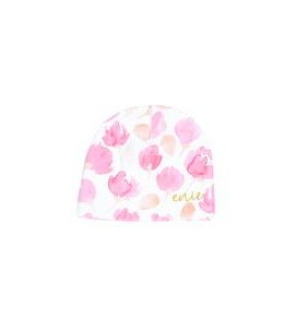 ENIE BABY DĚTSKÁ ČEPICE 16-18M PINK FLOWERS - ČEPIČKY A KLOBOUČKY - PRO DĚTI