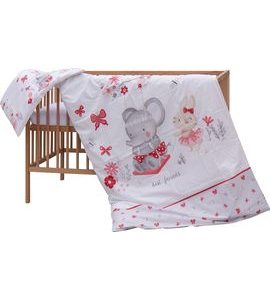 SCARLETT DĚTSKÁ POSTÝLKA S KOMPLETNÍ VÝBAVOU SCARLETT 120 X 60 CM - SOLY - DŘEVĚNÉ POSTÝLKY - SPINKÁNÍ