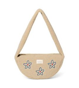 STUDIO NOOS TEDDY MINI CROSS BODY KABELKA ECRU FLOWER HEART - ORGANIZÉRY A KOŠÍKY - KOČÁRKY A PŘÍSLUŠENSTVÍ