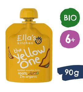 ELLA'S KITCHEN BIO YELLOW ONE OVOCNÉ PYRÉ S BANÁNEM (90 G) - KAPSIČKY - KRMENÍ