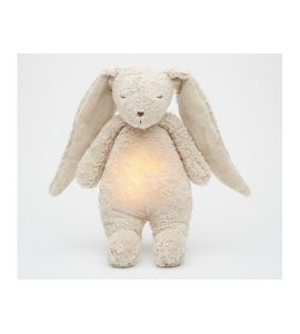 MOONIE USÍNÁČEK ZAJÍČEK 2.0 ORGANIC SAND - USÍNÁČCI ŠUMÍCÍ / S TLUKOTEM - PRO DĚTI