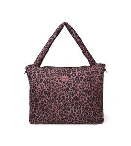 STUDIO NOOS PUFFY DIAPER BAG PŘEBALOVACÍ TAŠKA RED LEOPARD - ORGANIZÉRY A KOŠÍKY - KOČÁRKY A PŘÍSLUŠENSTVÍ