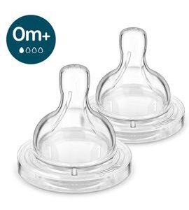 PHILIPS AVENT DUDLÍK NA LÁHEV ANTI-COLIC NOVOROZENECKÝ PRŮTOK 0M+, 2 KS - SAVIČKY A PÍTKA - KRMENÍ