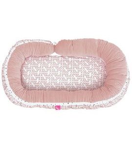 MOTHERHOOD DĚTSKÉ HNÍZDEČKO A JUNIOR POLŠTÁŘ 2V1 BEIGE CLASSICS NEW - HNÍZDEČKA - SPINKÁNÍ