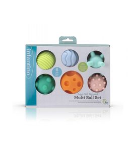 INFANTINO MÍČKY S TEXTURAMI SUPER SOFT 6 KS - AKTIVNÍ HRAČKY - PRO DĚTI
