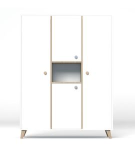 FAKTUM COLETTE SKŘÍŇ TŘÍDÍLNÁ, LESKLÁ BÍLÁ - SKŘÍNĚ - SPINKÁNÍ