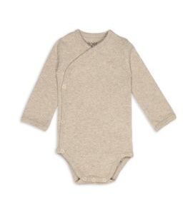 LODGER BODY S DLOUHÝM RUKÁVEM MELANGE BEIGE VEL. 80 - BODY - PRO DĚTI